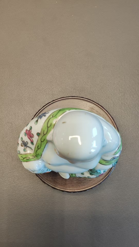 古玩陶瓷大拍出品粉彩彌勒佛造像拍賣(mài),當(dāng)前價(jià)格1680元