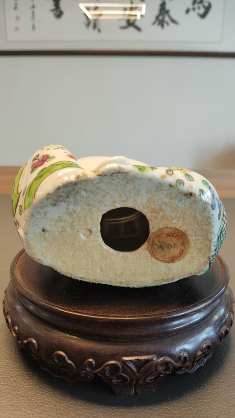 古玩陶瓷大拍出品粉彩彌勒佛造像拍賣(mài),當(dāng)前價(jià)格1680元