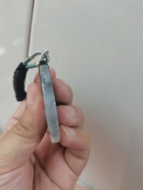 古玩玉器天然翡翠A貨掛件，雕山鬼花錢拍賣，當前價格388元
