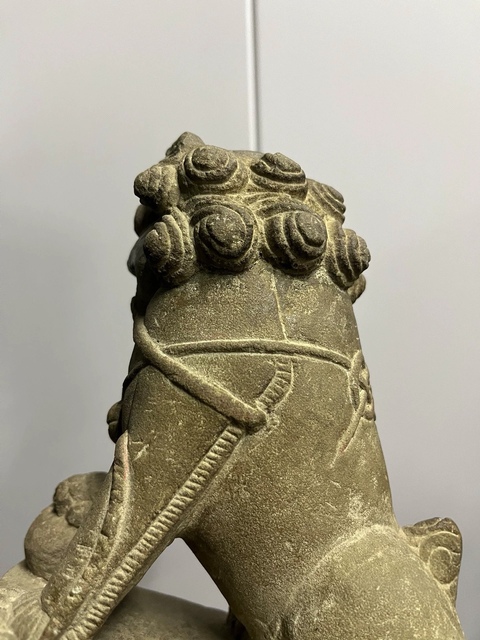 古玩雜項石雕獅子真品鑒賞圖
