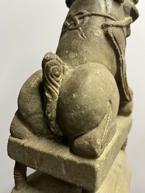 古玩雜項石雕獅子真品鑒賞圖