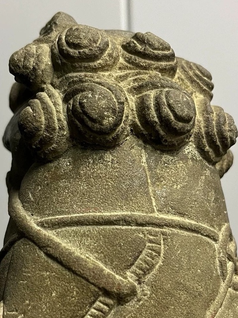 古玩雜項石雕獅子真品鑒賞圖