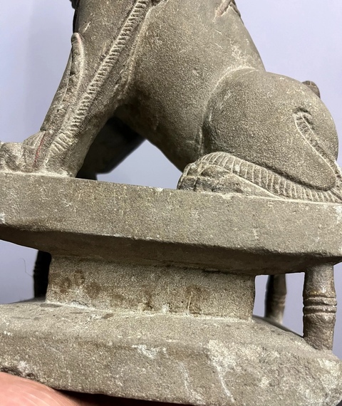 古玩雜項石雕獅子真品鑒賞圖