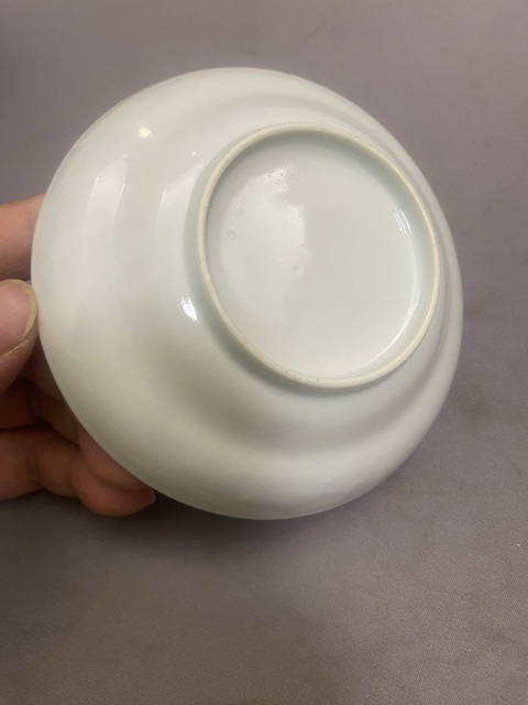 古玩陶瓷青花仙人乘槎圖蓋碗（附保真卡）拍賣，當前價格12000元