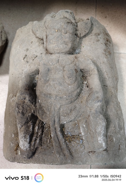 古玩雜項石雕人像真品鑒賞圖