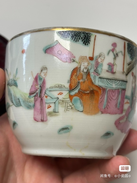 古玩陶瓷粉彩人物故事紋蓋缸拍賣，當前價格2000元