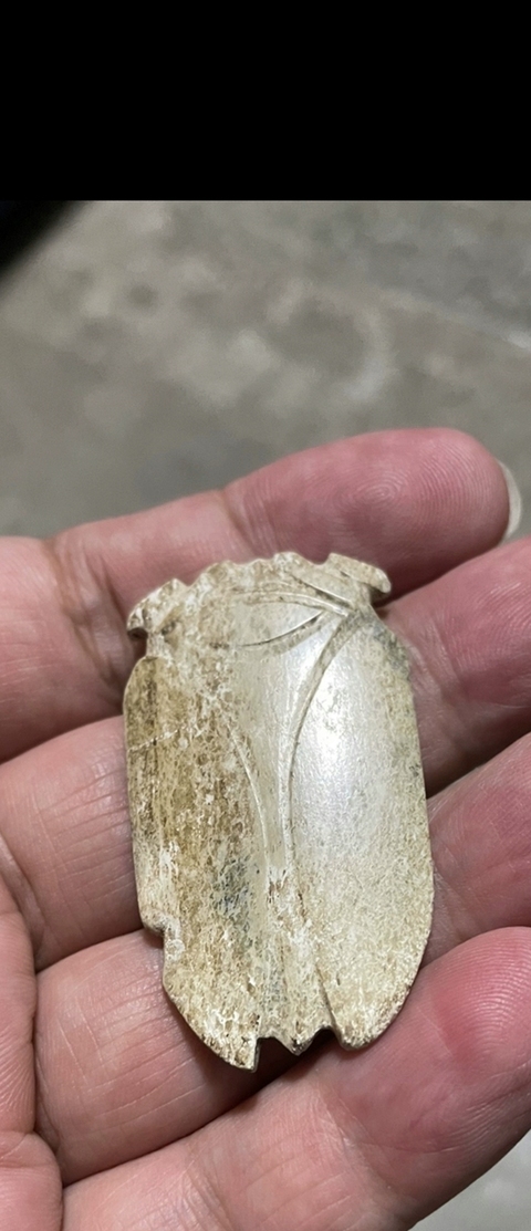 古玩玉器漢代玉蟬真品鑒賞圖