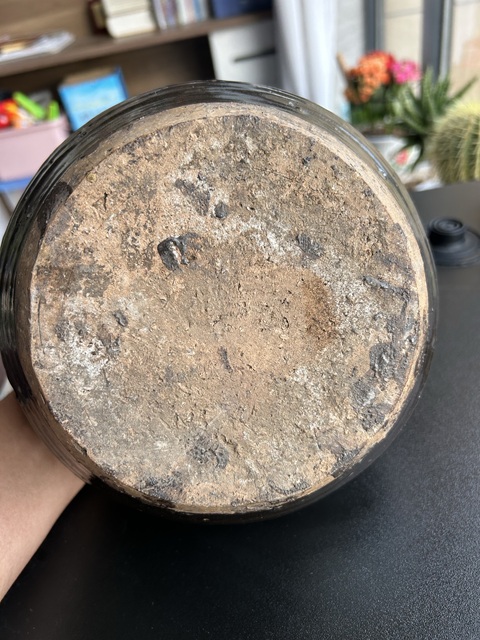 古玩陶瓷清·褐釉罐真品鑒賞圖