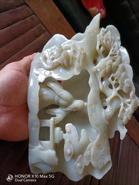 古玩玉器和田玉雕“人物故事”擺件拍賣,當前價格18800元