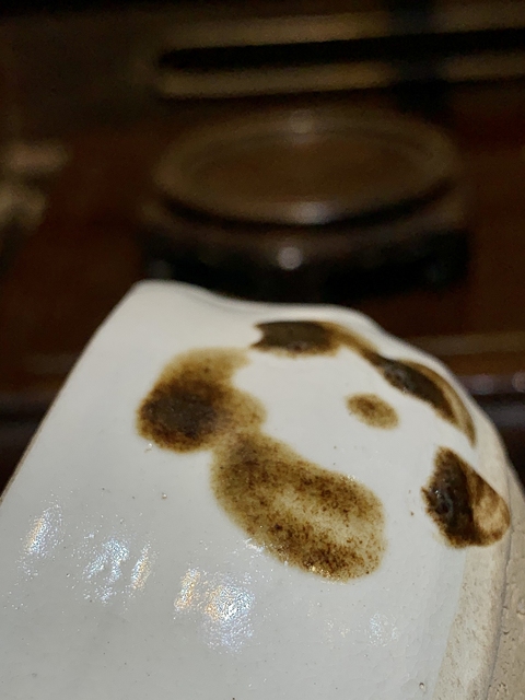 古玩陶瓷磁州窯點(diǎn)彩缽真品鑒賞圖