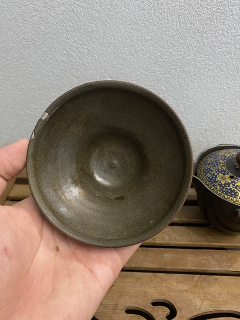 古玩陶瓷宋元褐釉盞拍賣，當前價格880元