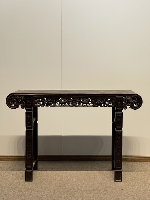 古玩雜項琴桌(卷頭幾)真品鑒賞圖