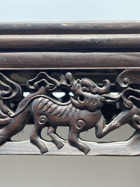 古玩雜項琴桌(卷頭幾)真品鑒賞圖