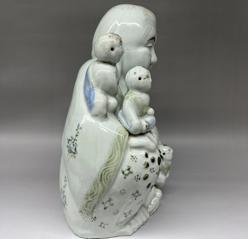 古玩陶瓷釉下彩五子彌勒佛拍賣,當前價格1999元