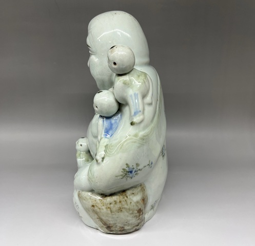 古玩陶瓷釉下彩五子彌勒佛拍賣,當前價格1999元