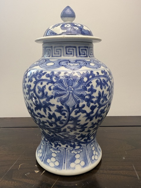 古玩陶瓷青花將軍罐拍賣，當前價格3800元