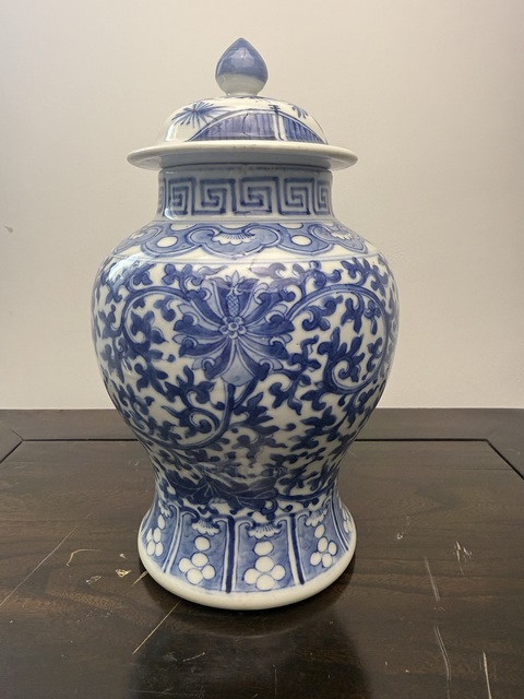 古玩陶瓷青花將軍罐拍賣，當前價格3800元