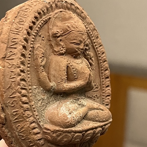 古玩陶瓷明代擦擦佛塑像拍賣，當前價格888元