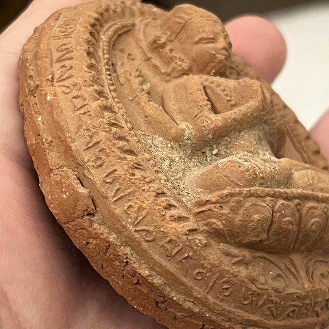 古玩陶瓷明代擦擦佛塑像拍賣，當前價格888元