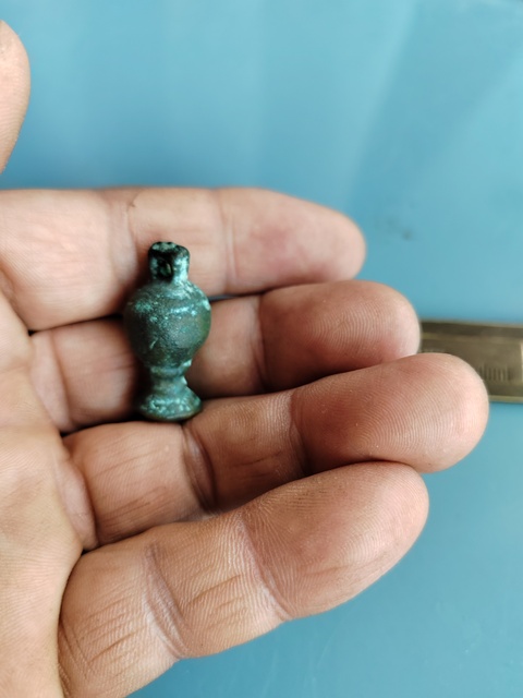 古玩雜項清代小銅權拍賣，當前價格166元