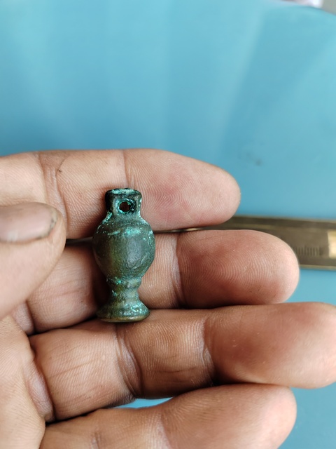 古玩雜項清代小銅權拍賣，當前價格166元