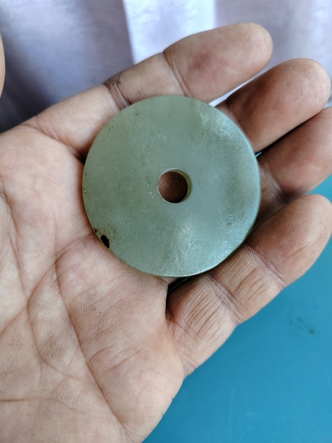 古玩玉器新疆和田玉素璧拍賣,當前價格1266元