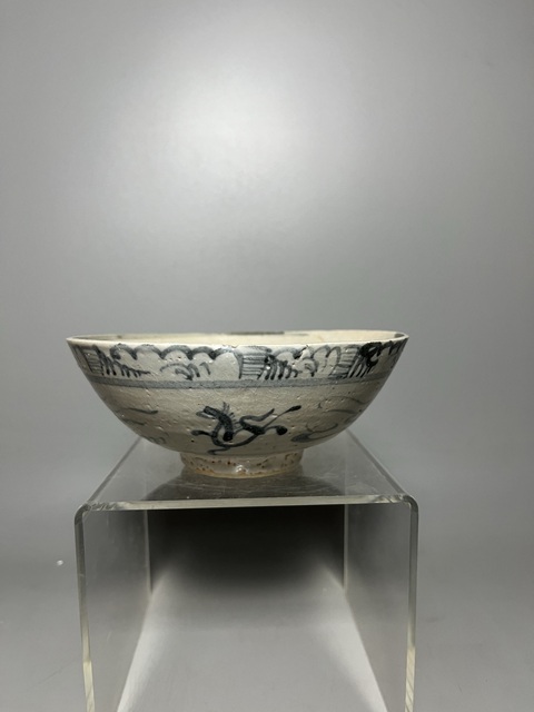 古玩陶瓷明代青花天馬紋茶碗拍賣(mài),當(dāng)前價(jià)格0元