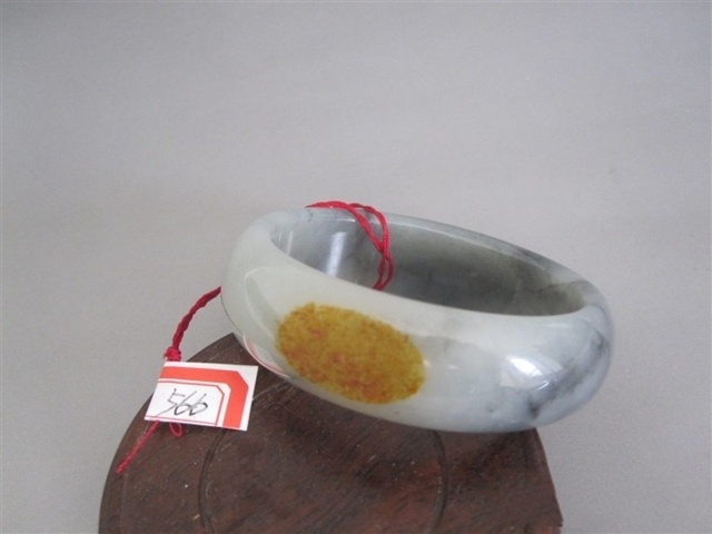 古玩玉器和田玉青花手鐲拍賣,當前價格1588元