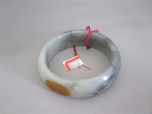 古玩玉器和田玉青花手鐲拍賣,當前價格1588元