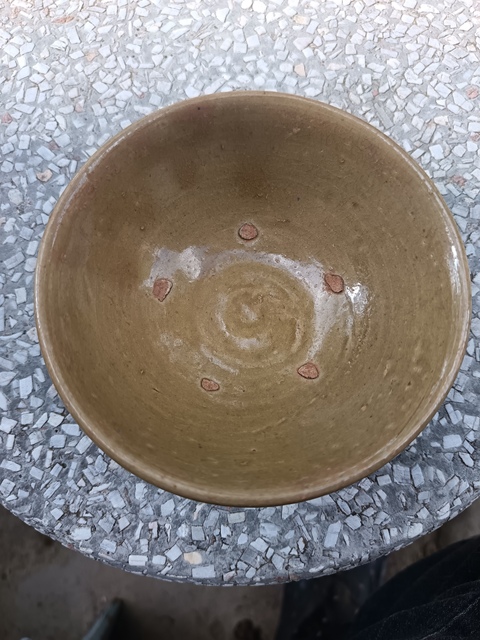 古玩陶瓷青釉茶碗真品鑒賞圖