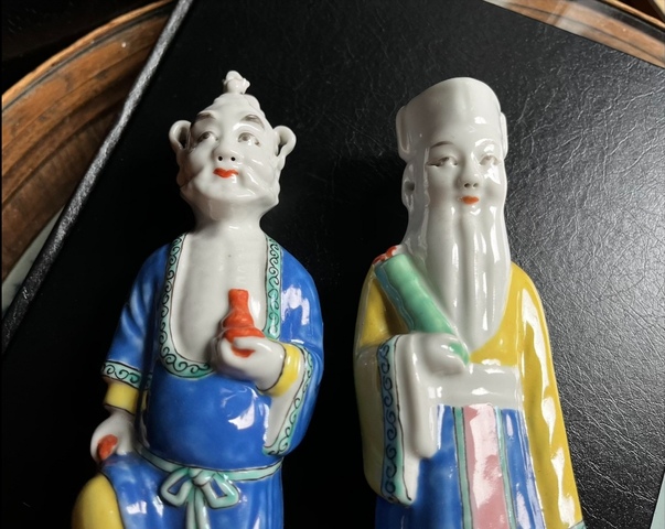 古玩陶瓷粉彩人物造像拍賣，當前價格1800元