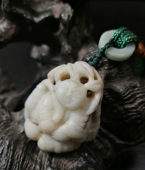 古玩玉器和田玉雕“童子”真品鑒賞圖