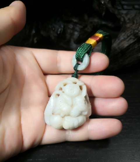 古玩玉器和田玉雕“童子”真品鑒賞圖