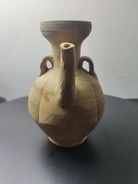 古玩陶瓷北宋青白釉盤(pán)口瓜棱執(zhí)壺拍賣(mài)，當(dāng)前價(jià)格880元