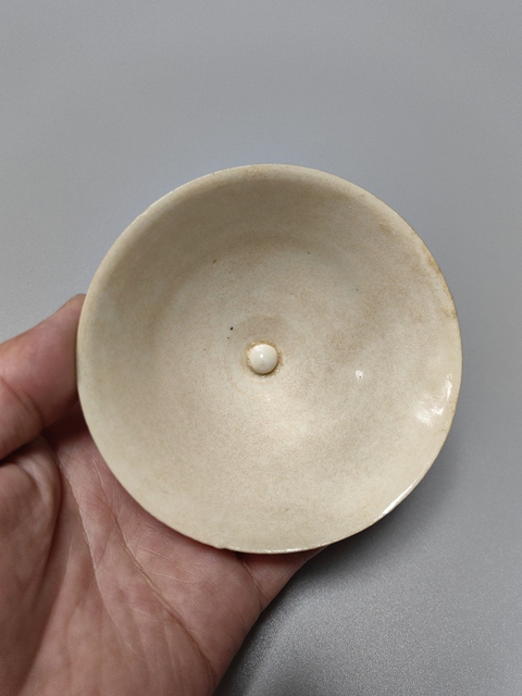 古玩陶瓷北宋青白釉斗笠盞拍賣,當前價格6200元