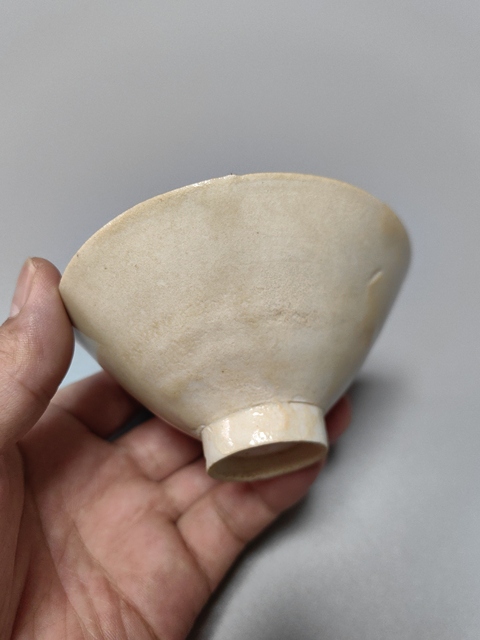 古玩陶瓷北宋青白釉斗笠盞拍賣,當前價格6200元