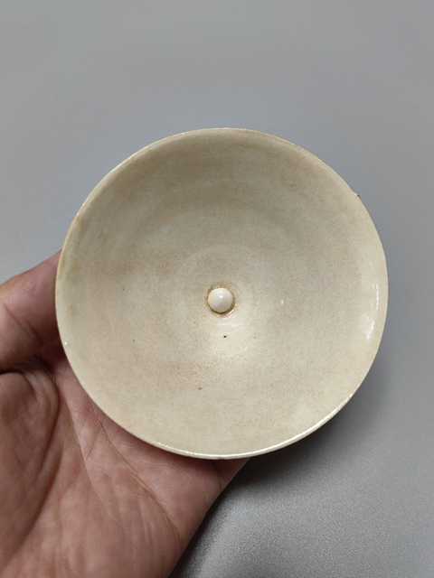 古玩陶瓷北宋青白釉斗笠盞拍賣,當前價格6200元