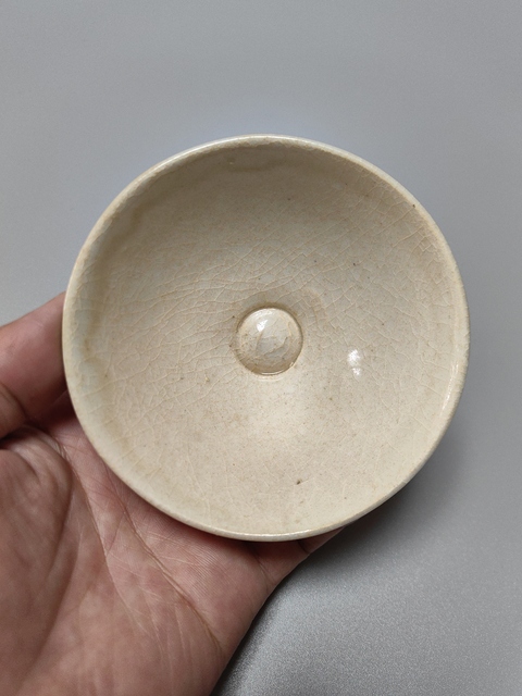 古玩陶瓷南宋-青白釉斗笠盞拍賣,當前價格5700元