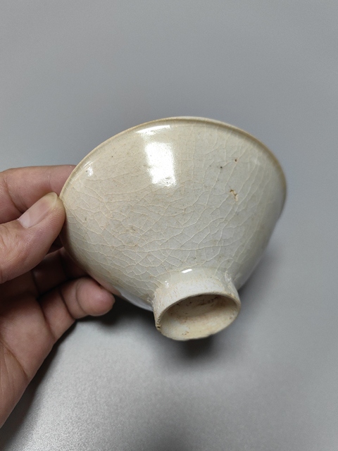古玩陶瓷南宋-青白釉斗笠盞拍賣,當前價格5700元