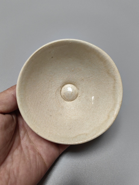 古玩陶瓷南宋-青白釉斗笠盞拍賣,當前價格5700元