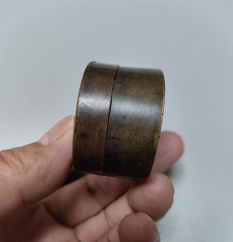 古玩銅器墨盒拍賣(mài),當(dāng)前價(jià)格1500元