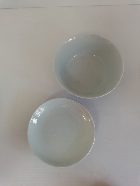 古玩陶瓷清光緒若深珍藏青花蓋碗拍賣,當前價格1800元
