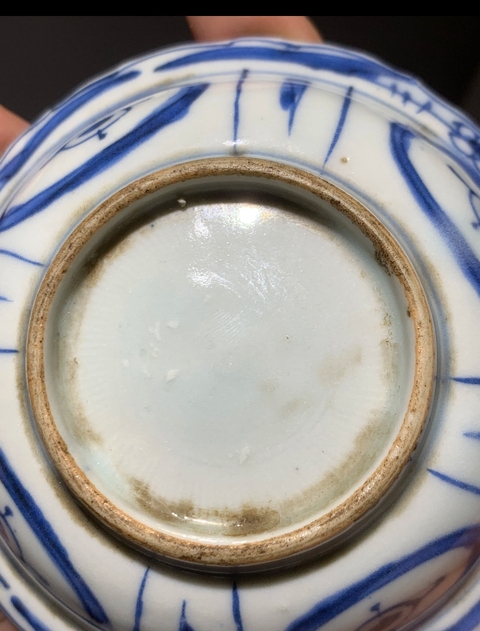 古玩陶瓷青花盤真品鑒賞圖