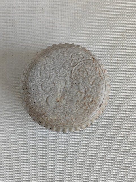 古玩陶瓷青白釉粉盒真品鑒賞圖