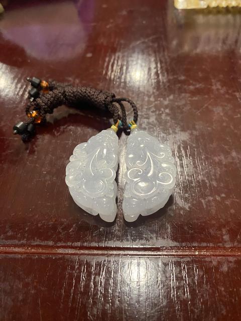 古玩玉器天然翡翠貔貅真品鑒賞圖