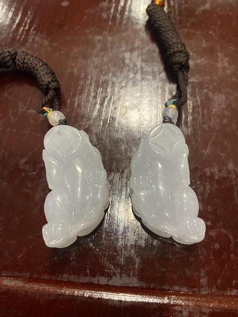 古玩玉器天然翡翠貔貅真品鑒賞圖