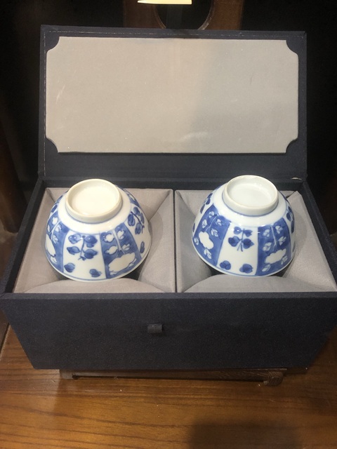 古玩陶瓷(精品主人杯)清-康熙-青花留白-花卉紋主人杯一對(duì)拍賣,當(dāng)前價(jià)格1584元