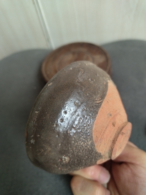 古玩陶瓷建窯龜背紋茶盞真品鑒賞圖