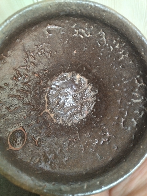 古玩陶瓷建窯龜背紋茶盞真品鑒賞圖