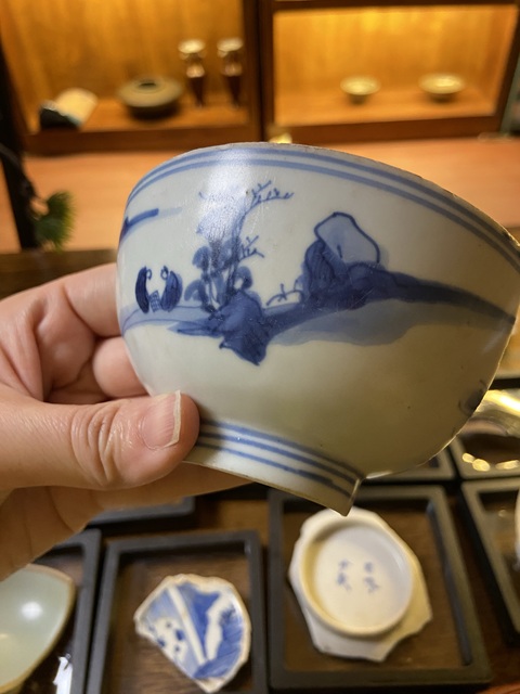 古玩陶瓷崇禎青花碗標本拍賣，當前價格2600元